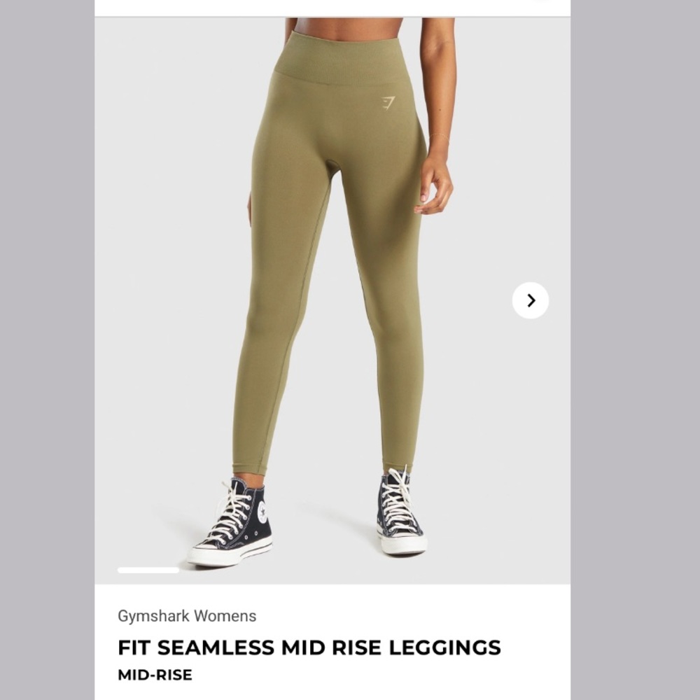 NWOT Fit seamless mid rise leggings